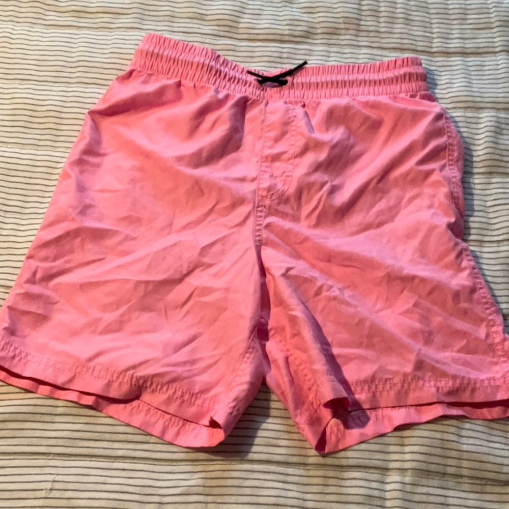 Pink swim trunks